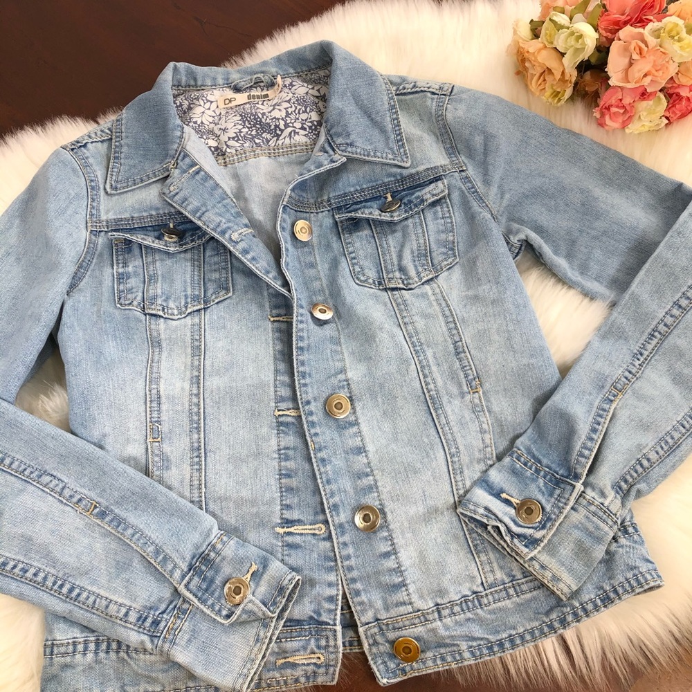 SOLD Light Wash Lightweight Denim Jacket